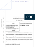 14-01-29 Apple v. Samsung Order On Sanctions For Disclosures