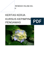 KERTAS KERJA Kursus Pengawas