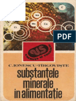 Substantele Minerale in Alimentatie