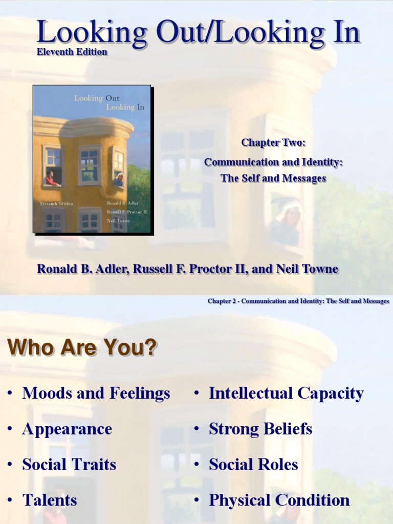 Looking Out Looking in | PDF | Self | Identity (Social Science)