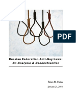 Russian LGBT Law White Paper