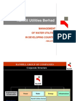 Ranhill Management of Water Utilities in Developing Countries