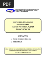 Download Contoh Soal Dan Jawaban Ujian Sertifikasi Jabatan Fungsional Auditor Tingkat Ketua Tim by api-17183399 SN20338233 doc pdf