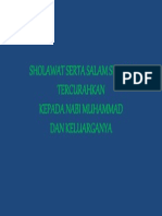 Sholawat Dan Salam Selalu Tercurahkan