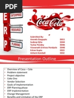 Download Coca Cola - ERP by Sudeep Ojha SN203387968 doc pdf