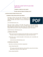 Nursing Care Plan of Client With Fluid and Electrolyte Imbalance