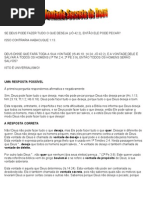 A Vontade Secreta de Deus