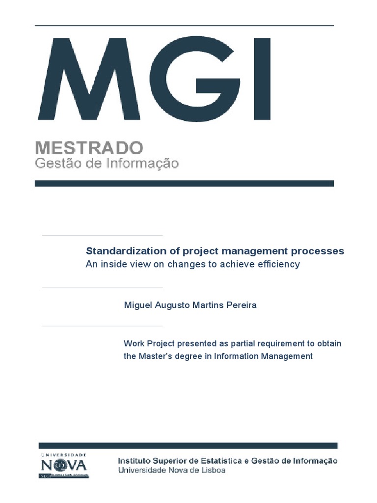 master thesis in project management