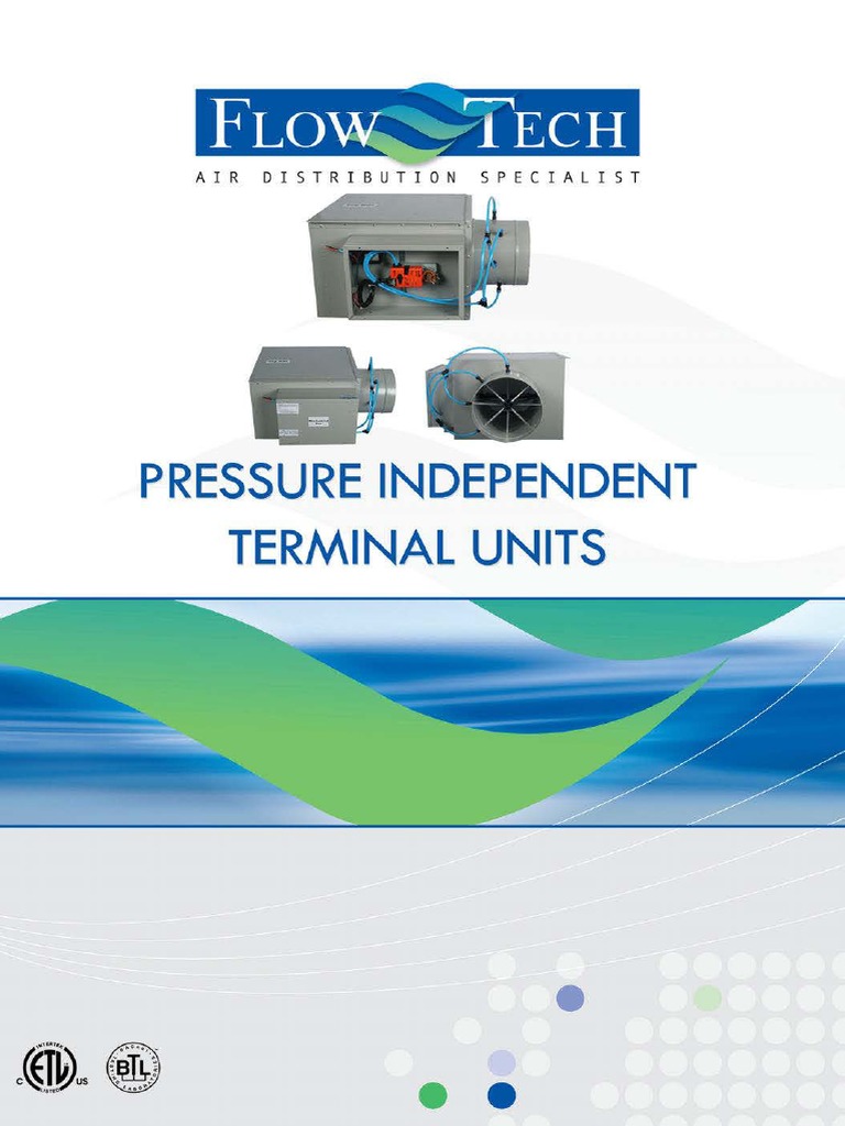 GGA - Pressure Independent Terminal Units | PDF | Duct (Flow) | Attenuation