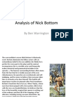 Analysis of Nick Bottom
