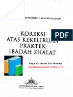 Abu Ubaidah Mansyur - Koreksi Atas Kekeliruan Praktek Ibadah Sholat