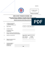 PF Form 10 C - PF Withdrawal