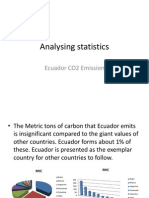 Analysing Statistics
