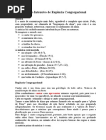 Curso Intensivo de Regência Congregacional