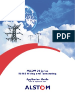 Micom 30 Series Rs485 Wiring and Terminating Application Guide