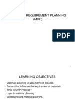 Materials Requirement Planning