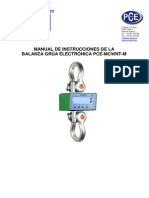 Manual de instrucciones balanza grúa electrónica PCE-MCWNT-M