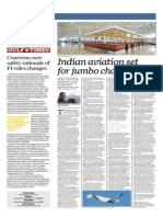 Indian Aviation Set For Jumbo Changes - Gulf Times 30 Jan 2014