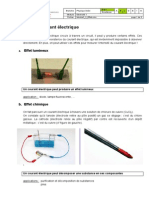 Effets Du Courant Électrique