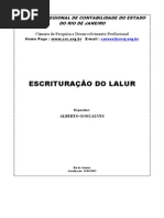 Escrituração do Lalur