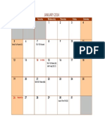 TAX Calendar Jan 2014 Due Date