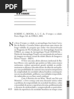 O Tempo e a Cidade_Eckert e Rocha_resenha