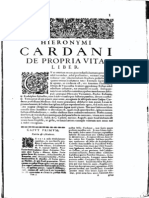 Cardanus Vol 1 S 1