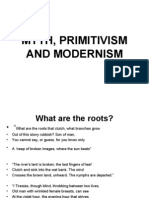 Myth, Primitivism and Modernism