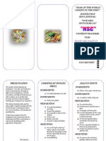 Triptico de Elaboración de Un Producto en Ingles