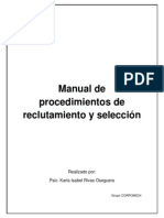 Manual de Procedimientos de Reclutamiento y Selección CORPOMICH