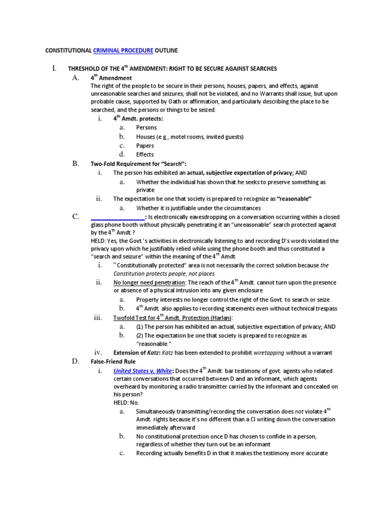Criminal procedure outline reddit image