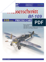Detailed Bf-109 Model Assembly Instructions