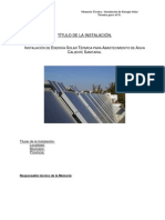 Modelo Memoria Solar Termica PDF