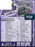 Lasalle Speedway 2014 Schedule