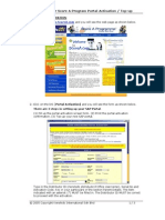 Instructions For Score A Program Portal Activation / Top-Up