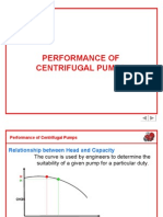 Performance of Centrifugal Pumps