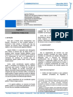 DIREITO ADMINISTRATIVO AGENTES PÚBLICOS