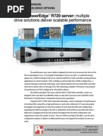 Throughput Comparison: Dell PowerEdge R720 Drive Options