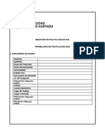Formulario Postulación MPE 2014