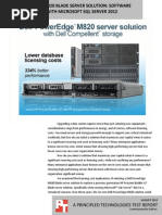 Download Dell PowerEdge M820 blade storage solution Software cost advantages with Microsoft SQL Server 2012 by Principled Technologies SN203574012 doc pdf