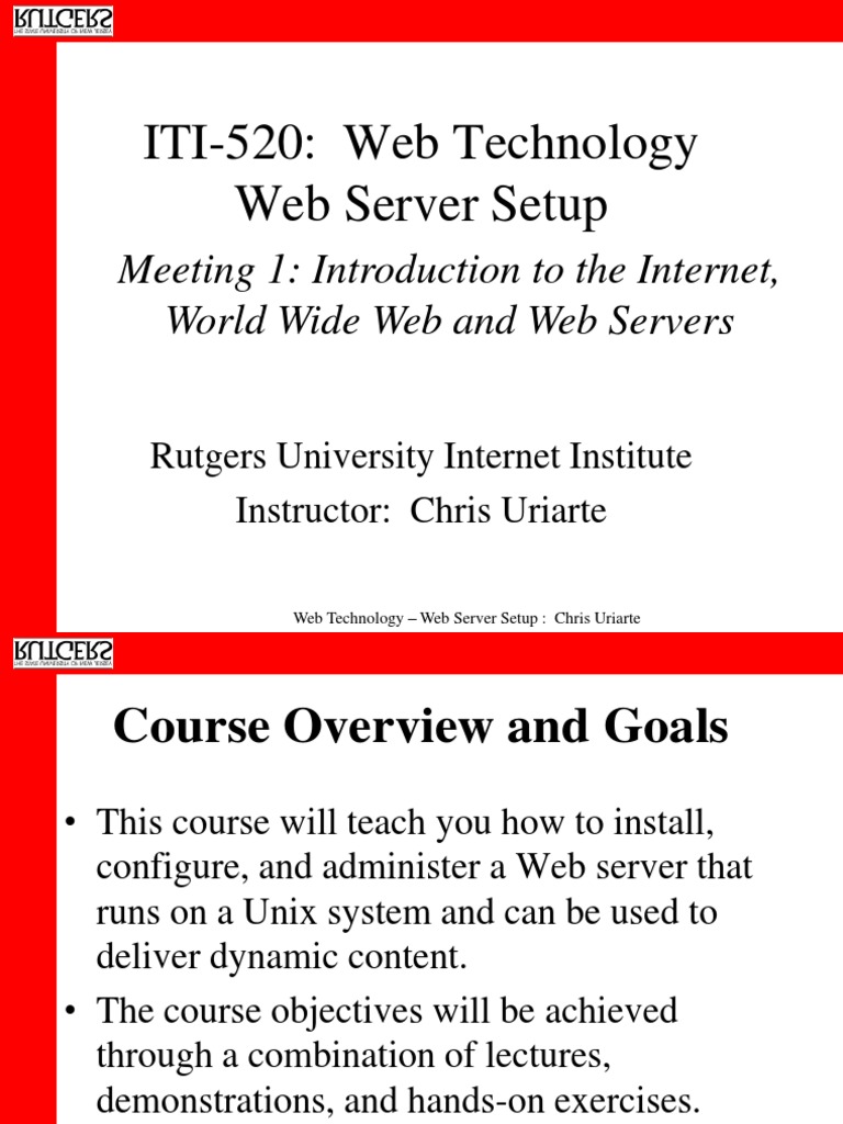 Web Server Setup for Dynamic Content | PDF | Computers