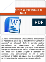 Correcciones en Un Documento de Word