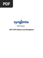 SCM-APO - Basics and Navigation