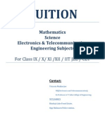 Tuition: Mathematics Science Electronics & Telecommunication Engineering Subjects