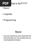 Neuro Linguistic Programming(IC)