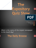 Expository Quiz Show