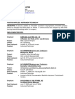 Sample CV