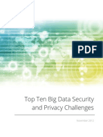 Top Ten Big Data Security and Privacy Challenges: November 2012