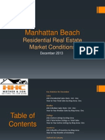 Manhattan Beach Real Estate Market Conditions - December 2013