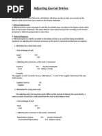 Adjusting Journal Entries